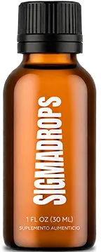 Frasco de SigmaDrops con 4 extractos vegetales, zinc y biotina en gotas